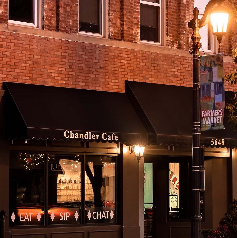 Chandler Cafe at Night